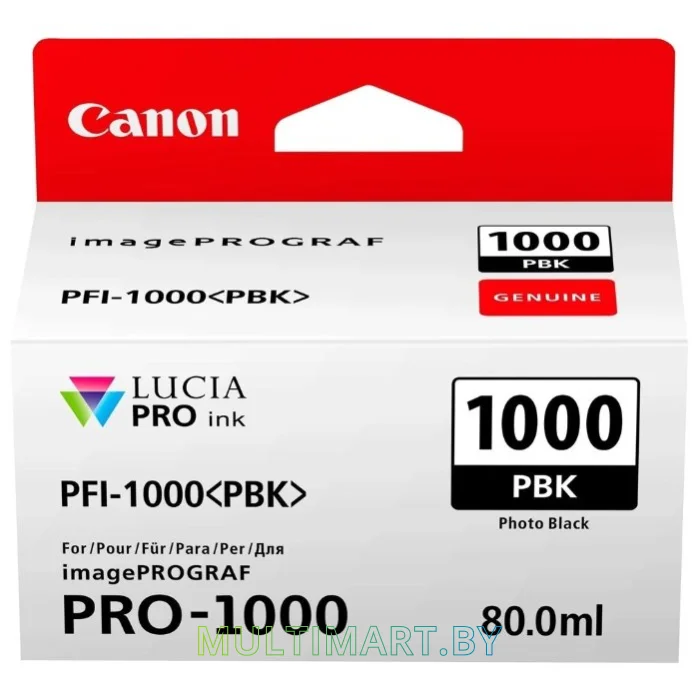Картридж Canon PFI-1000 PBK